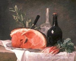 Naturaleza muerta con jamón Naturaleza muerta con jamón