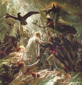 Ossian recibiendo los fantasmas de los héroes franceses. Ossian recibiendo los fantasmas de los héroes franceses.