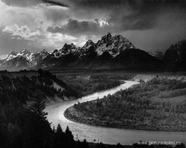 Los Tetons y el río Snake Los Tetons y el río Snake