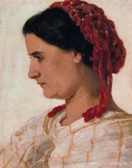 Retrato de Angela Böcklin con rejilla roja Retrato de Angela Böcklin con rejilla roja
