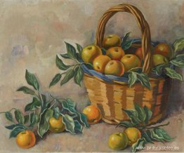 cesta de manzanas cesta de manzanas