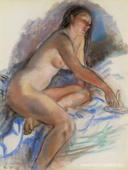 Desnudo con vela. Francia Desnudo con vela. Francia