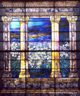 Ventana del campo de lirios Ventana del campo de lirios