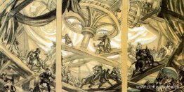 Boceto de decoración del techo de la Real Casa de la Moneda de E Boceto de decoración del techo de la Real Casa de la Moneda de E