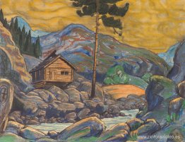 cabaña en las montañas cabaña en las montañas