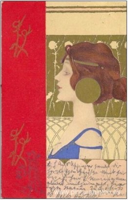 Caras de niñas con borde rojo. Caras de niñas con borde rojo.