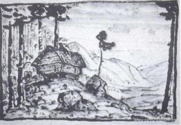 cabaña en las montañas cabaña en las montañas