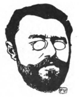 Retrato del escritor francés Francis Jammes Retrato del escritor francés Francis Jammes