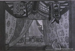 Estudio de escenografía para "Tristan und Isolde" Estudio de escenografía para "Tristan und Isolde"