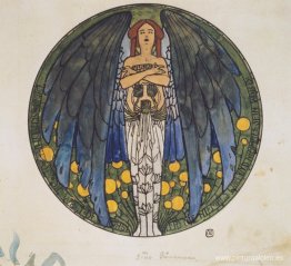 El boceto del arte de la ventana redonda. El boceto del arte de la ventana redonda.