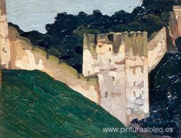 Pechora. Murallas y torres del monasterio. Pechora. Murallas y torres del monasterio.