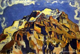 Jungfrau y Silverhorn, vistos desde Murren Jungfrau y Silverhorn, vistos desde Murren