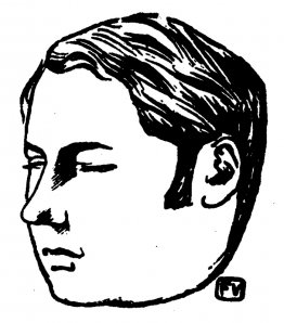 Retrato del poeta francés Jules Laforgue Retrato del poeta francés Jules Laforgue