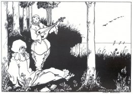 Diseño para guarda de 'Pierrot' Diseño para guarda de 'Pierrot'