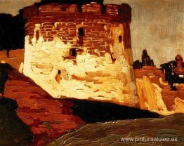 Pechora. Murallas y torres del monasterio. Pechora. Murallas y torres del monasterio.