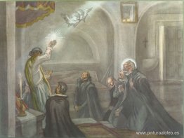 La vida de San Ignacio de Loyola. Lámina 5. Ignacio y los primer La vida de San Ignacio de Loyola. Lámina 5. Ignacio y los primer