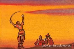 Polovets con cimitarra Polovets con cimitarra