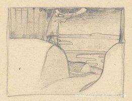 Boceto de hombre con corneta Boceto de hombre con corneta