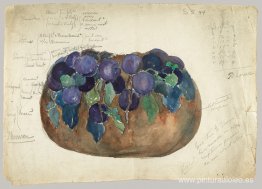 Boceto de cuenco esmaltado. Boceto de cuenco esmaltado.