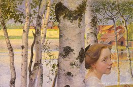 Lisbeth en el bosque de abedules Lisbeth en el bosque de abedules