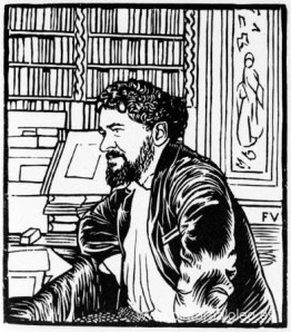 Retrato del escritor francés Octave Uzanne Retrato del escritor francés Octave Uzanne