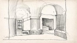 Boceto de escenografía para la ópera "Khovanshchina" de Mussorgs Boceto de escenografía para la ópera "Khovanshchina" de Mussorgs