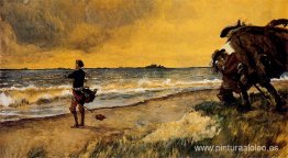 Pedro el Grande meditando la idea de construir San Petersburgo a Pedro el Grande meditando la idea de construir San Petersburgo a