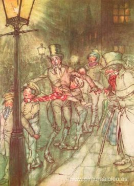 Bob Cratchit cayó por un tobogán en Cornhill Bob Cratchit cayó por un tobogán en Cornhill