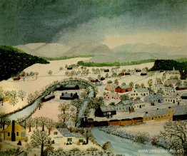 Hoosick Falls, Nueva York, en invierno Hoosick Falls, Nueva York, en invierno