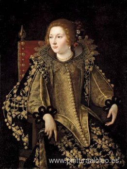 Dame assise de tres cuartos Dame assise de tres cuartos