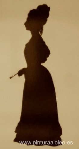 Silueta de Fanny Brawne Silueta de Fanny Brawne