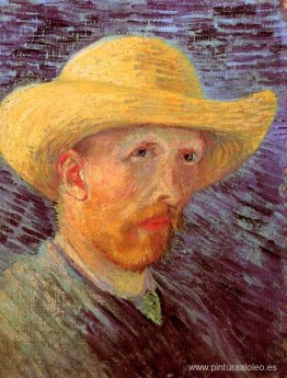 Autorretrato con sombrero de paja Autorretrato con sombrero de paja