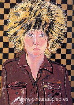 Autorretrato con sombrero de piel Autorretrato con sombrero de piel