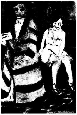 Autorretrato con modelo Autorretrato con modelo