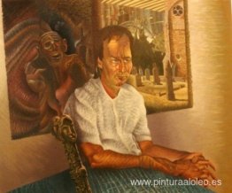 Retrato del artista de anciano Retrato del artista de anciano