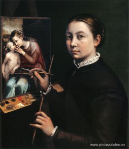 Autorretrato en el caballete Autorretrato en el caballete