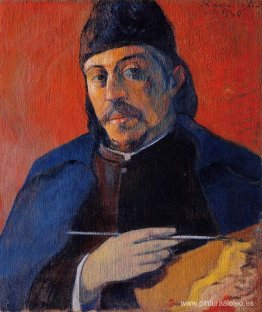 Autorretrato con paleta Autorretrato con paleta