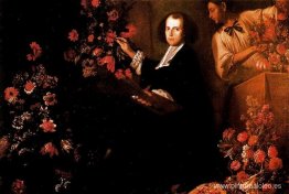 Autorretrato con flores Autorretrato con flores