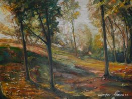 Paisaje del parque naranja Paisaje del parque naranja