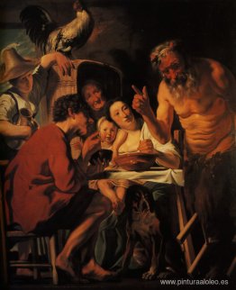 Sátiro y campesino Sátiro y campesino