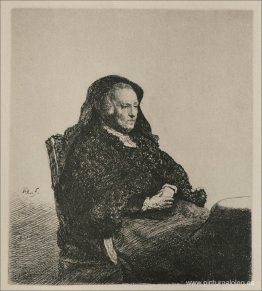 La madre de Rembrandt, sentada, mirando a la derecha La madre de Rembrandt, sentada, mirando a la derecha