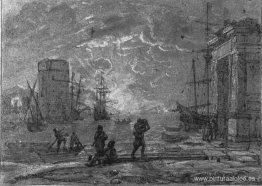 Escena del puerto Escena del puerto