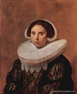 Retrato de una mujer, posiblemente Sara Wolfhaerts van Diemen Retrato de una mujer, posiblemente Sara Wolfhaerts van Diemen