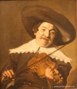 Daniel van Aken tocando el violín Daniel van Aken tocando el violín