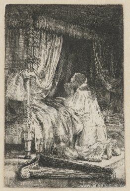 El rey David en oración El rey David en oración