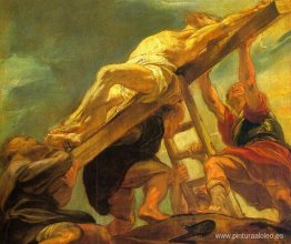 La elevación de la cruz La elevación de la cruz