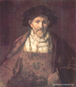 Retrato de un anciano vestido de rojo Retrato de un anciano vestido de rojo