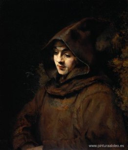 Titus van Rijn con hábito de monje Titus van Rijn con hábito de monje