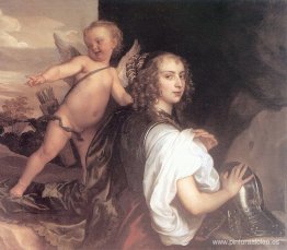 Retrato de una niña como Erminia acompañada de Cupido Retrato de una niña como Erminia acompañada de Cupido