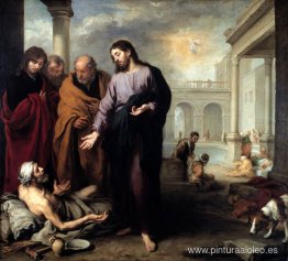 Cristo en el estanque de Betesda Cristo en el estanque de Betesda